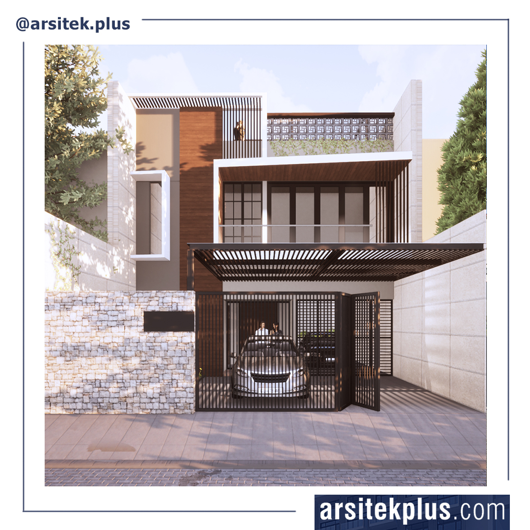 Desain Arsitektur Rumah Tinggal Kalijudan Asri Surabaya